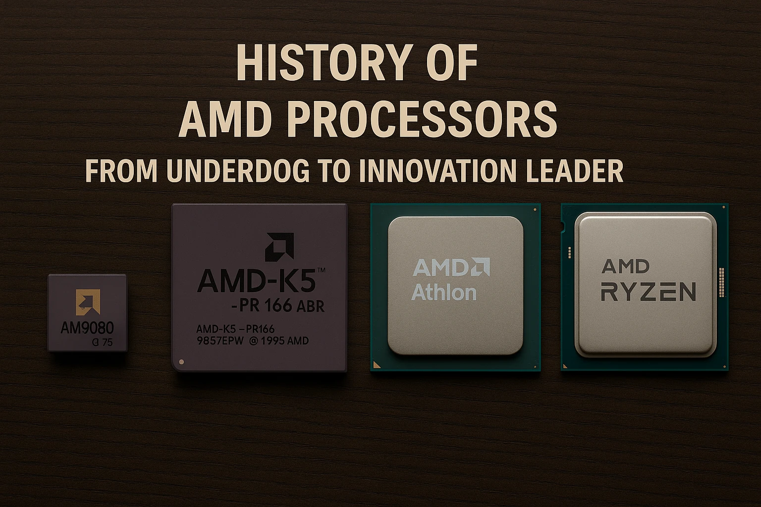 History of AMD Processors - From Underdog to Innovation Leader