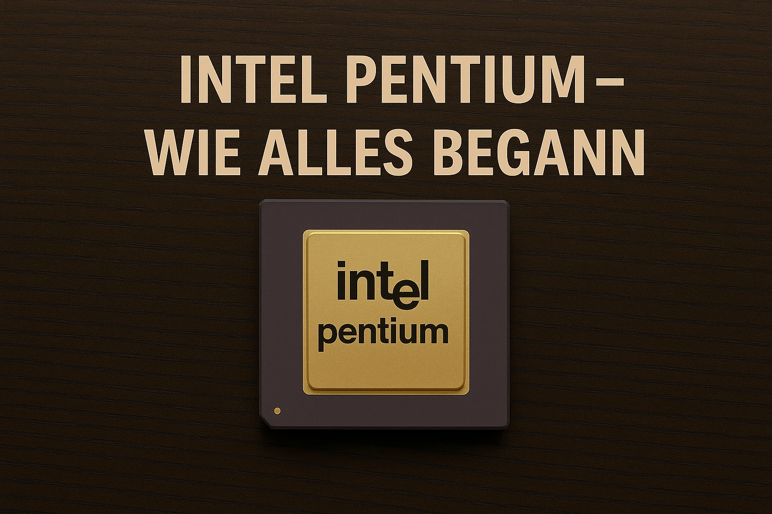 Intel Pentium – Wie alles begann